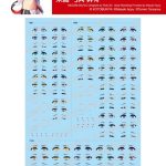 メガミデバイス 瞳デカールセット18 朱羅 弓兵 絆 用