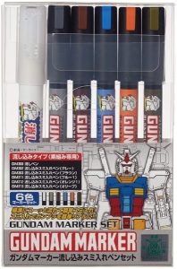 ガンダムマーカー AMS122 流し込みスミ入れペンセット