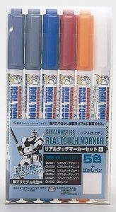【再販】ガンダムマーカー リアルタッチ マーカーセット1