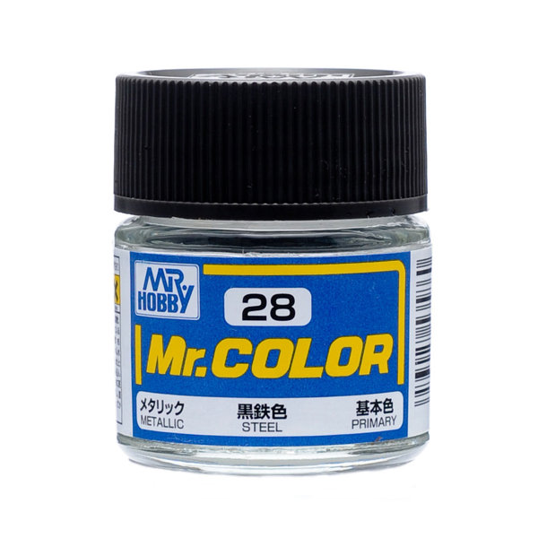 C028 Mr.カラー 黒鉄色