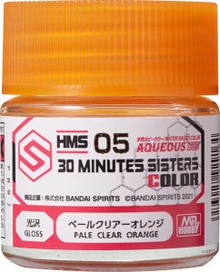 水性 30 MINUTES SISTERS カラー HMS05 ペールクリアーオレンジ